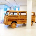 wooden VW Bus