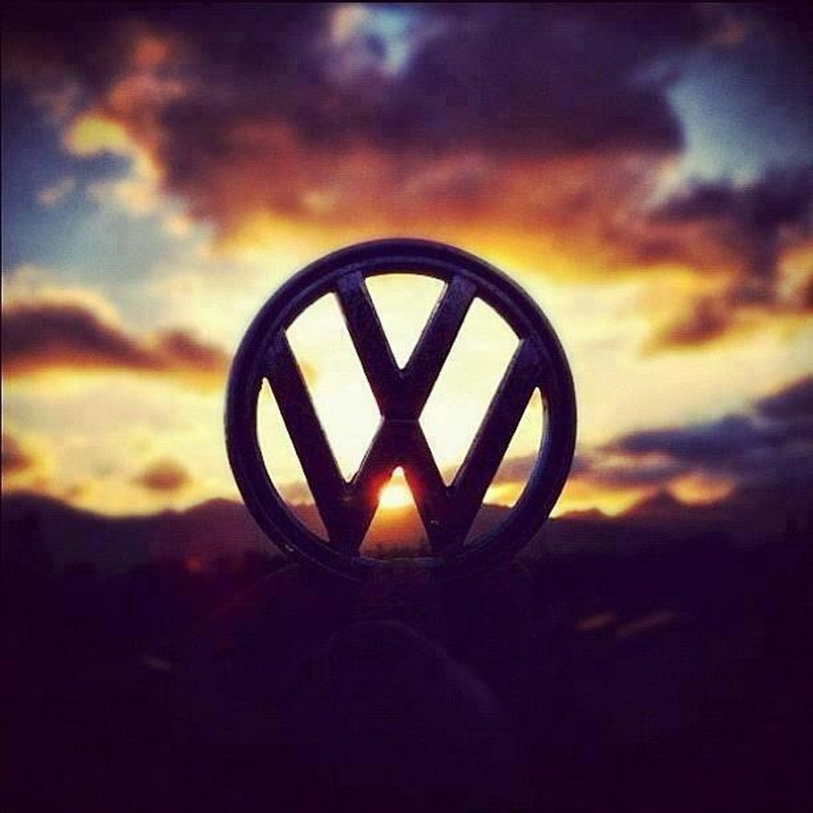 VW logo on Sun